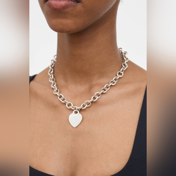 Tiffany & Co. Jewelry - Tiffany & Co. Sterling Silver Heart Necklace